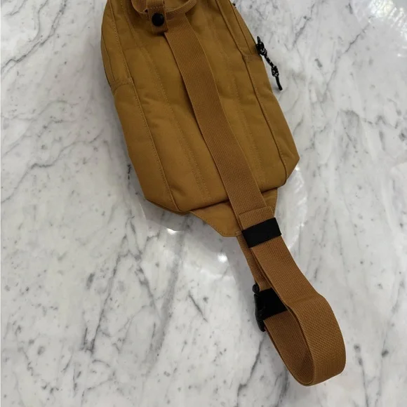 NEW Levi’s L Pack 2.0 Sling Khaki Brown Men’s Tactical Crossbody Bag Military - Picture 6 of 6